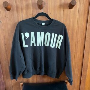 Clare V l’amour sweatshirt